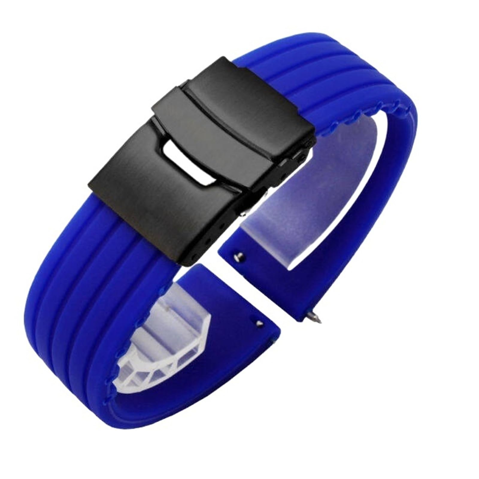 yingyingjia Bracelet De Montre En Silicone À Dégagement Rapide For Hommes Et Femmes, 18 Mm, 20 Mm, 22 Mm, 24 Mm, En Caoutchouc, Sport
