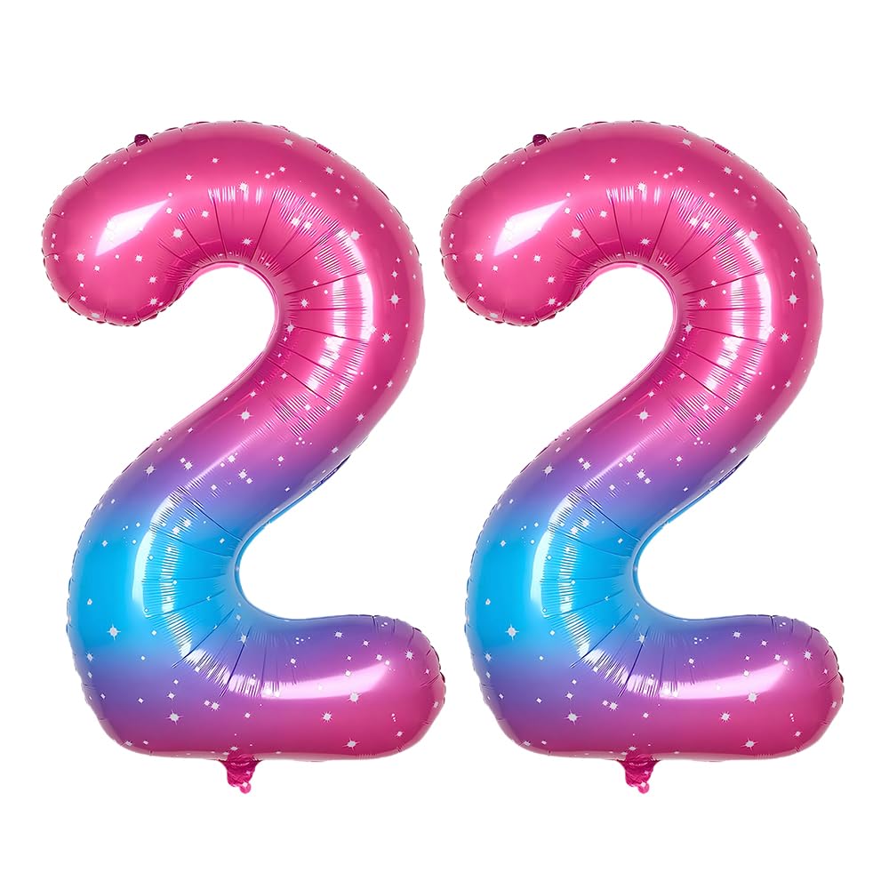 Foil Globo Número 5 Azul 40" (101cm), Inflable Helio o aire, Gigante Numeros 0-9, 10-19, 20-29, 30-100, Grande Globos Decoración para La Boda Aniversario y Cumpleaños Fiestas — view 186