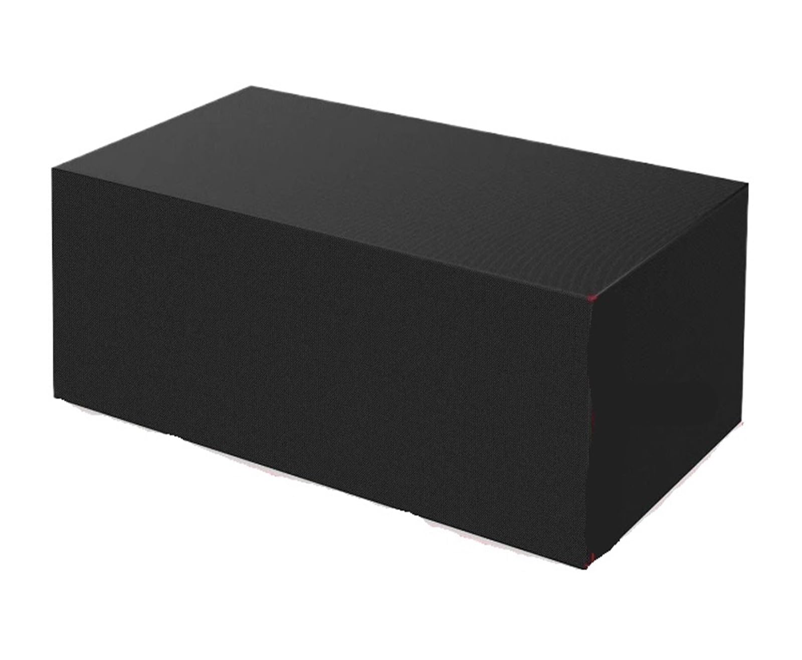 SUBLXPoten Deck Box Cover Deck Box Cover Furniture Waterproof for Rattan Table Cube Chair Sofa Rain Garden Patio Protective Black and Silver(Black,230X165X80cm)
