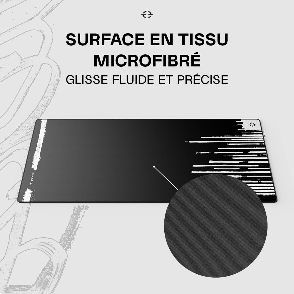 Tryhard Tapis de Souris XXL édition spéciale Unchained - 920 x 400 mm - XXL - Grande Taille - Améliore la précision et la Vitesse - Base antidérapante Caoutchouc - Tapis Lavable