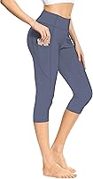 Vista 9 de adorence Leggings para mujer con bolsillos (cintura alta, elásticos y opacos), pantalones de yoga, leggings de entrenamiento para mujer