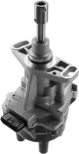 X AUTOHAUX Distribuidor de encendido de repuesto para camioneta Nissan D21 Hardbody 1996-1997 22100-1S701 22100-1S702 22100-1S703 con tapa y rotor