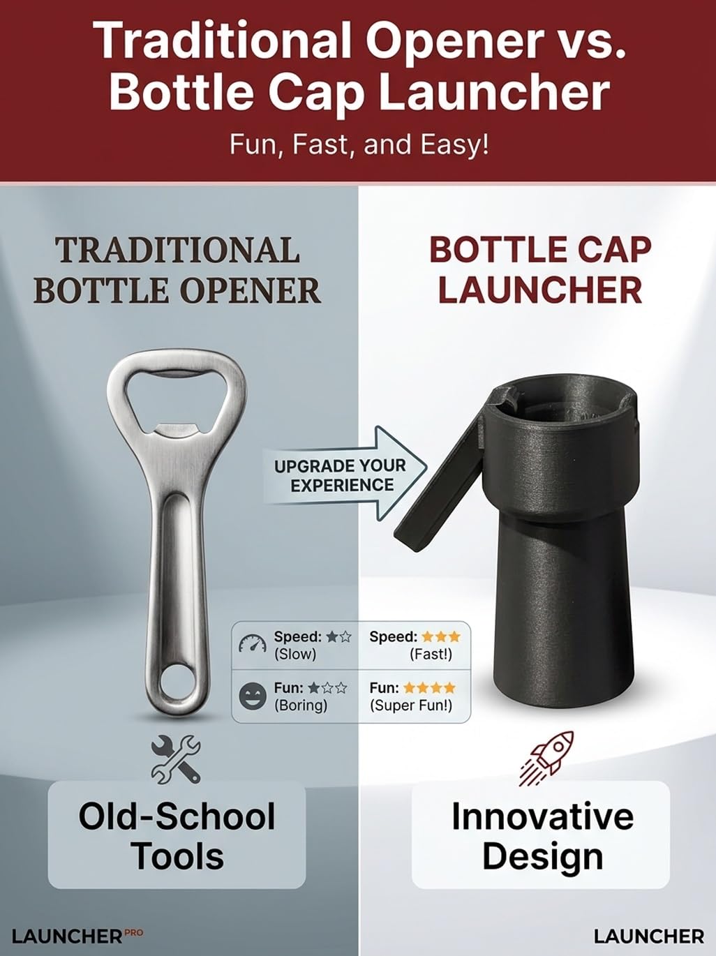 Apribottiglie con stampa 3D, gadget per birra, soda e vino, regalo perfetto per adulti, ideale per feste e celebrazioni