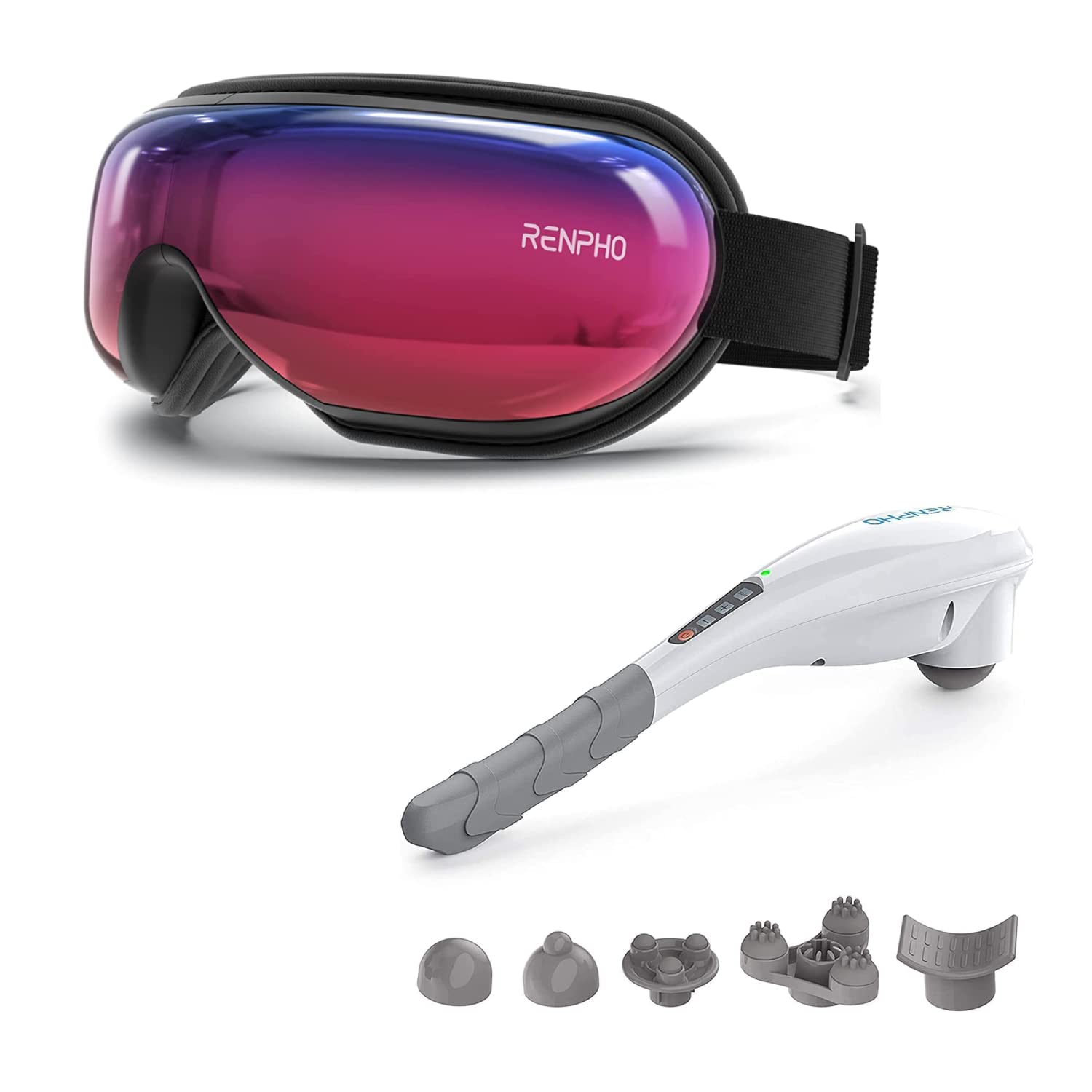 RENPHO Hand Held Massager Eye Massager with Heat