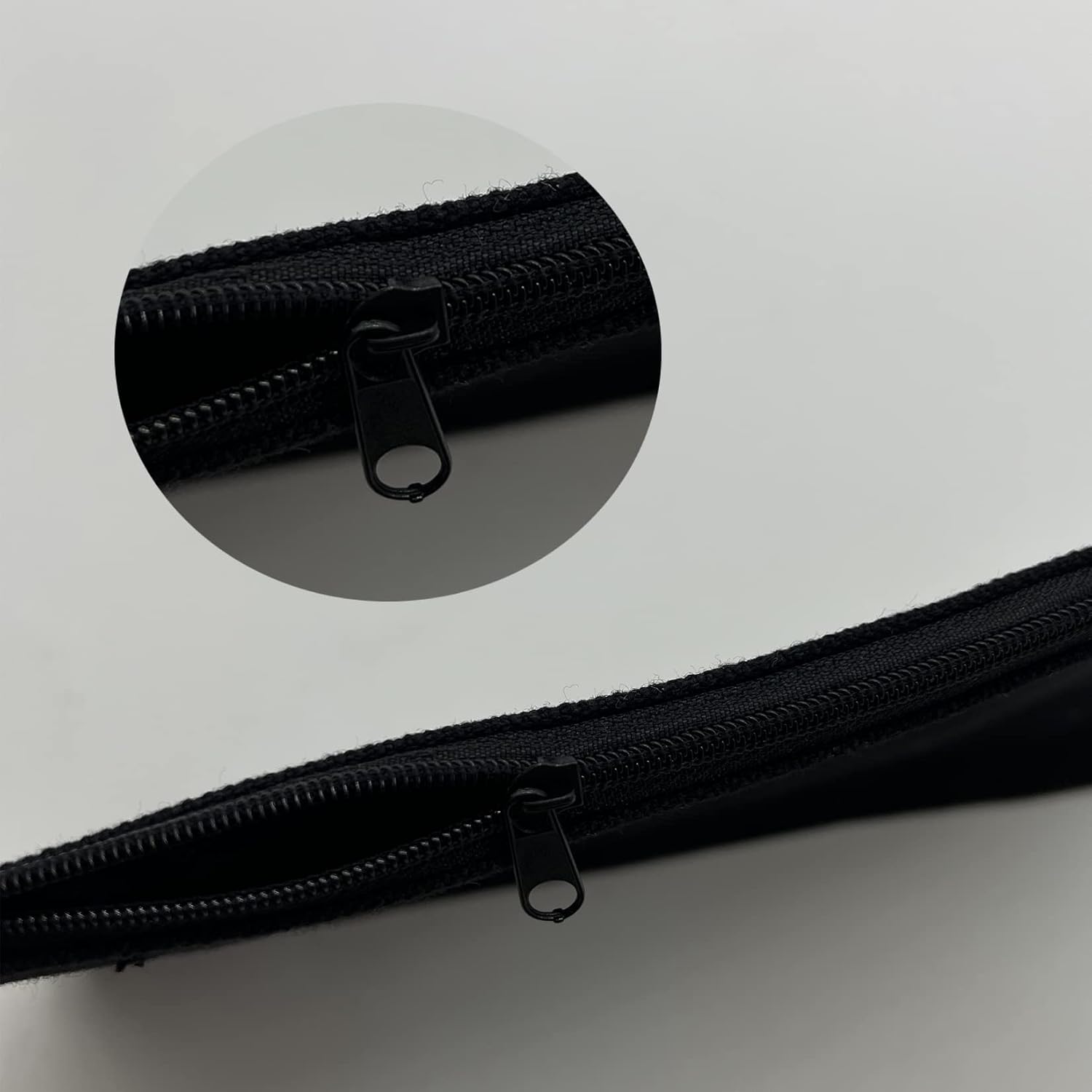 LuenHego 2PCS Pencil Cases Blank Canvas Zipper Pouch DIY Craft Pencil Case Makeup Pen Bag for School Stationary Supplies Makeup Cosmetics - Image 5