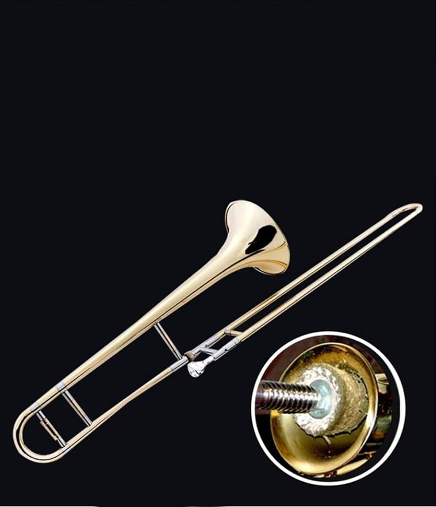 テナートロンボーン　B♭ トロンボーン　中細管　初心者向け Amazon | Juspins Bb トーン Bフラット テナートロンボーン