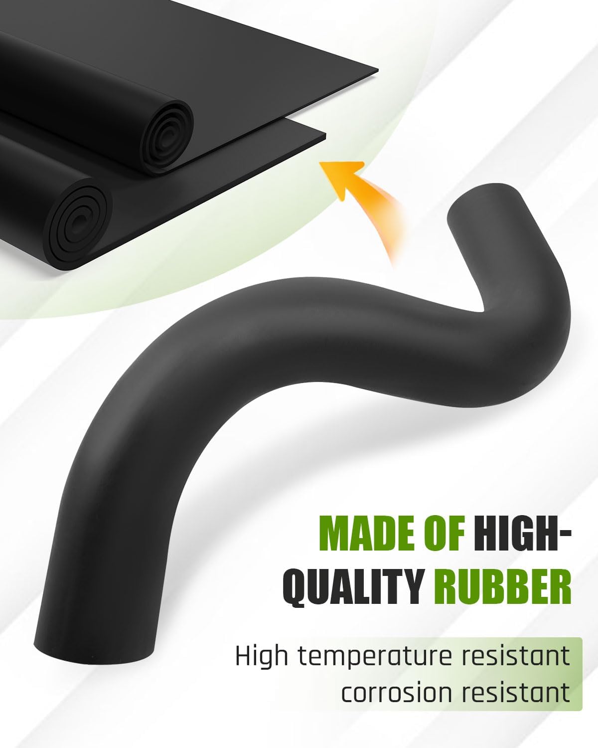 Lower Radiator Coolant Hose Fit for Dodge Charger Challenger 3.6L, Fit for Chrysler 300 3.6L, 2011-2023, Replacement 55038161AA 55038161AB 55038161AC 55038161AD