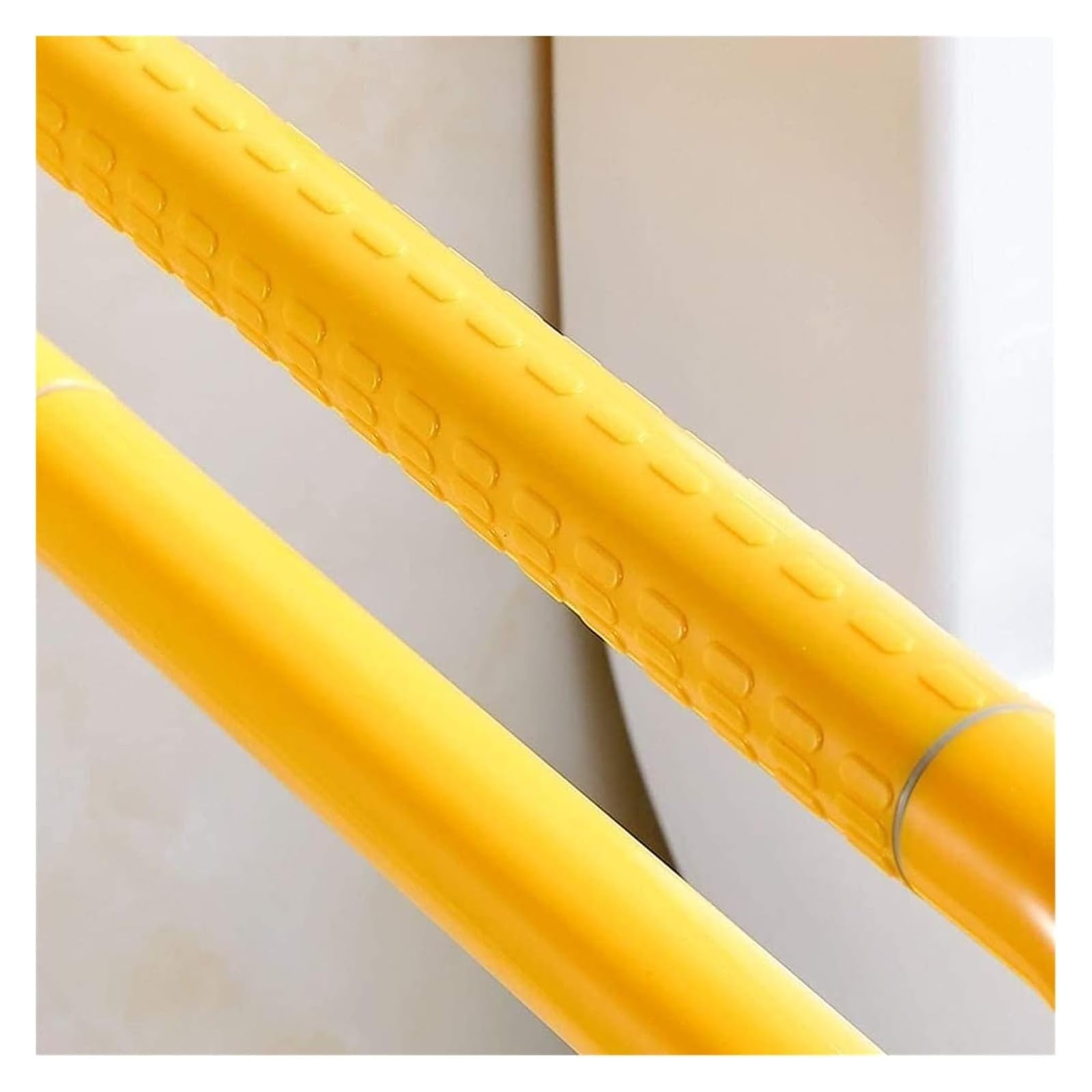Baño para Agarraderas Barra de apoyo plegable de acero inoxidable, tubo exterior de nailon con agarre antideslizante, barra de seguridad abatible en forma de U for baño, barra de agarre for inodoro fo