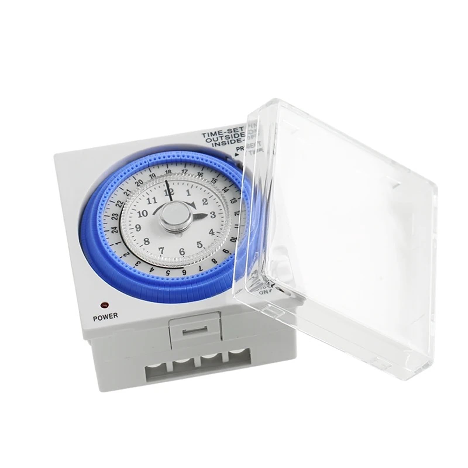 Minuterie mécanique DIN TB37 110 V ou 220 V, minuterie réglable de 15 minutes, commande manuelle ou automatique