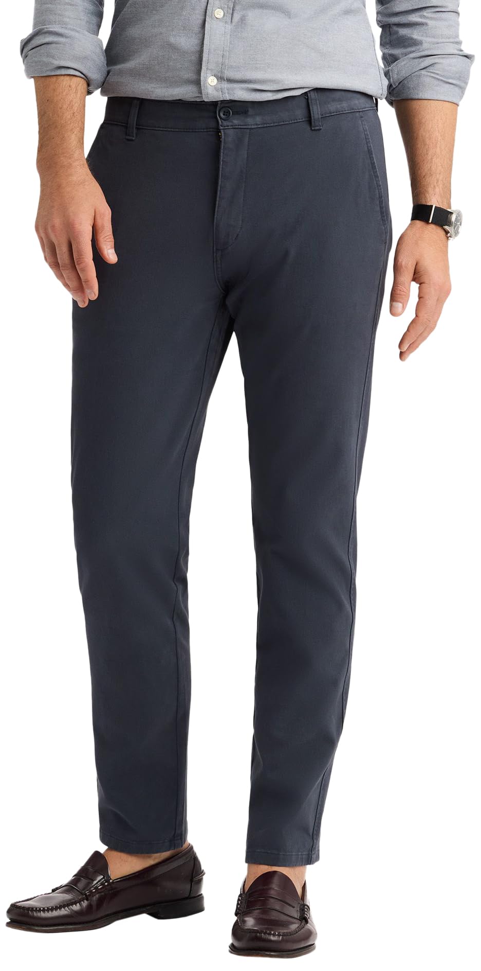 Dockers Men's Ultimate 360 Chino Slim, India Ink, 34 32