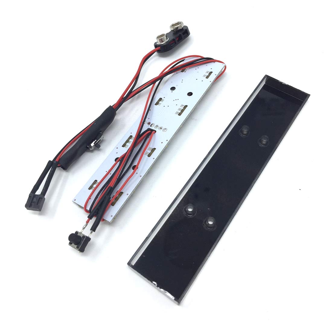 Nitro Hobbies Police CAR ROOF TOP Light BAR KIT W/ 9 Flash Mode for 1/10 Scale