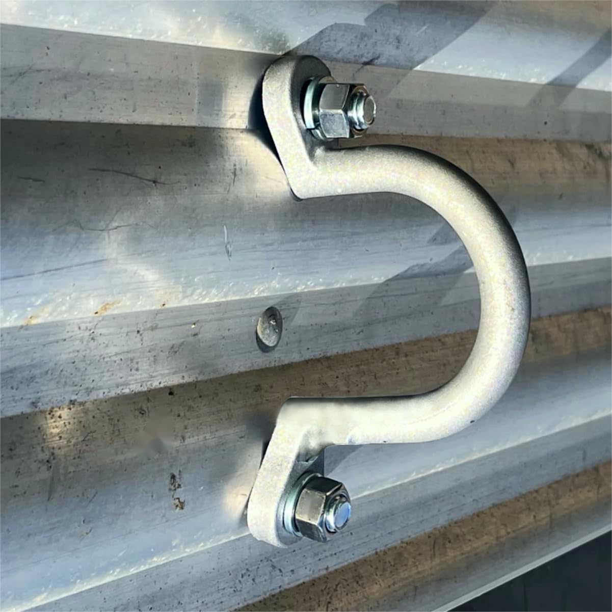 (4 Pack) Replace Trailer Tie Loop 2" I.D. Aluminum Bolt-On Lashing Rope Tie Down Ring Horse