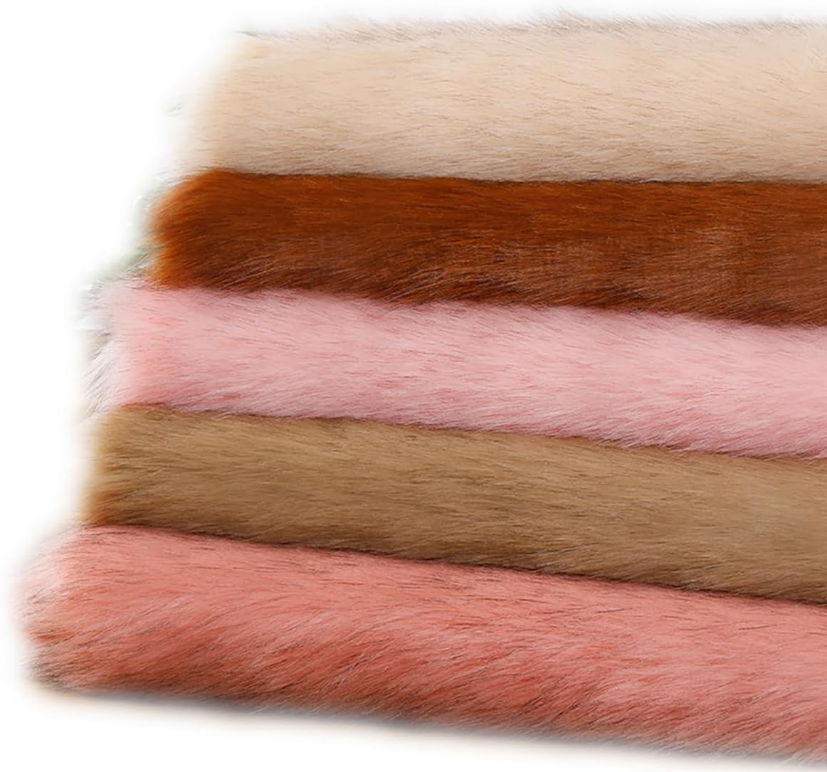 Faux Fur Fabric Luxury Shag 180x50cm Shaggy Long Pile Fake Plush Fur Fabric for Costume Area Rugs DIY Crafts Photography Props Backdrops(20 Dark Green)