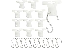 Grid Clips and S-Hooks Set: The Ultimate Ceiling Grid Companion