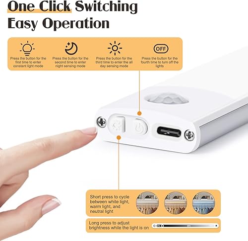 Miniatura 8 de PAKASEPT Armario Guardarropa con Puerta de Vidrio y Cajones, Gabinete Armario de Dormitorio con Barra Colgante, Armario Independiente Iluminado de
