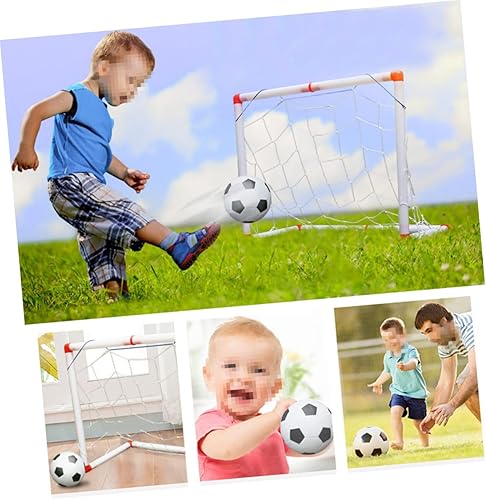 Miniatura 8 de Alasum Mini balón de fútbol de interior Rayan Juguetes para niños Juguete para portería de fútbol para niños Fútbol Blanco Porterías de fútbol Mini