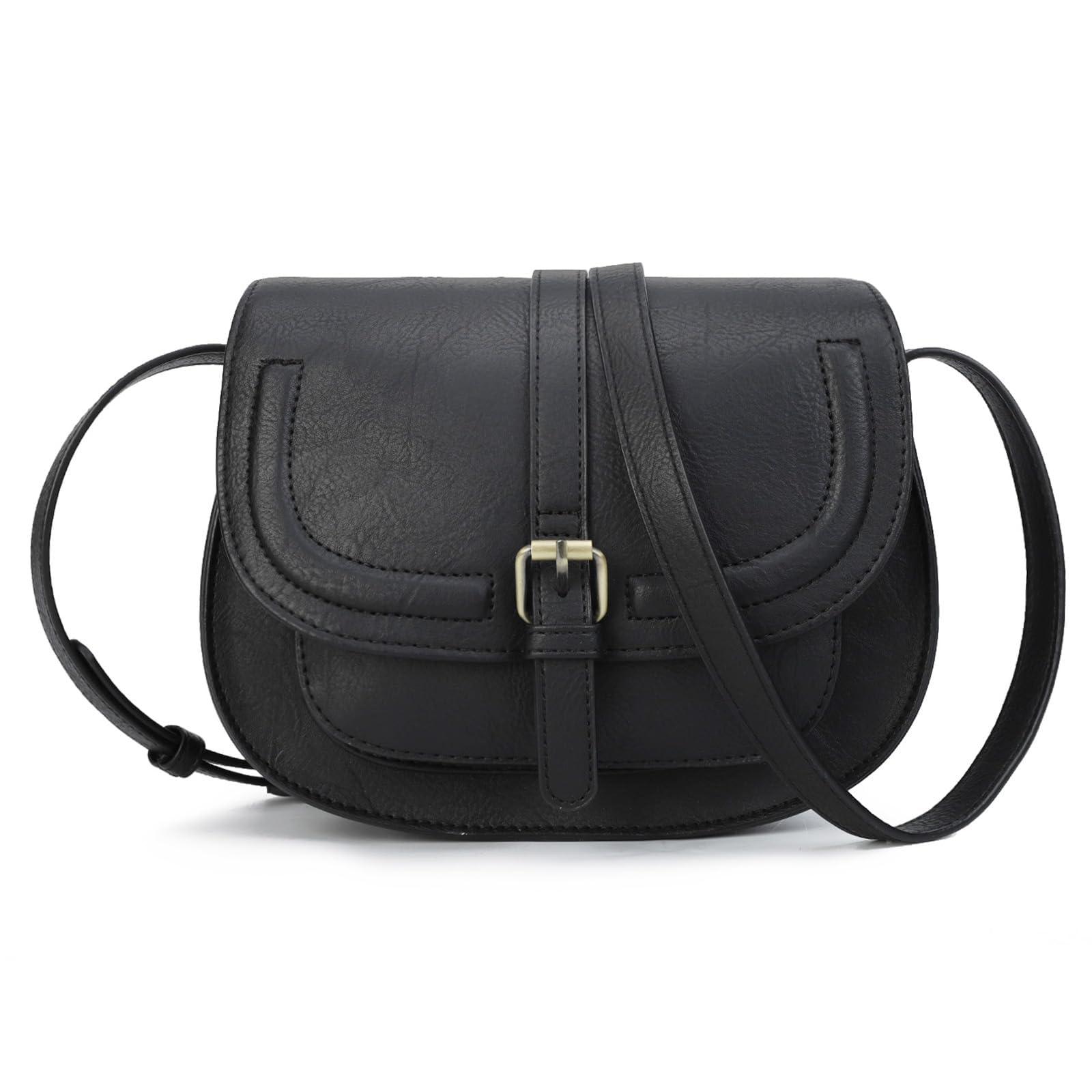 AFKOMST Borsa a spalla signore piccolo, donne PU borse a spalla in pelle, borsa da donna, con tracolla regolabile staccabile