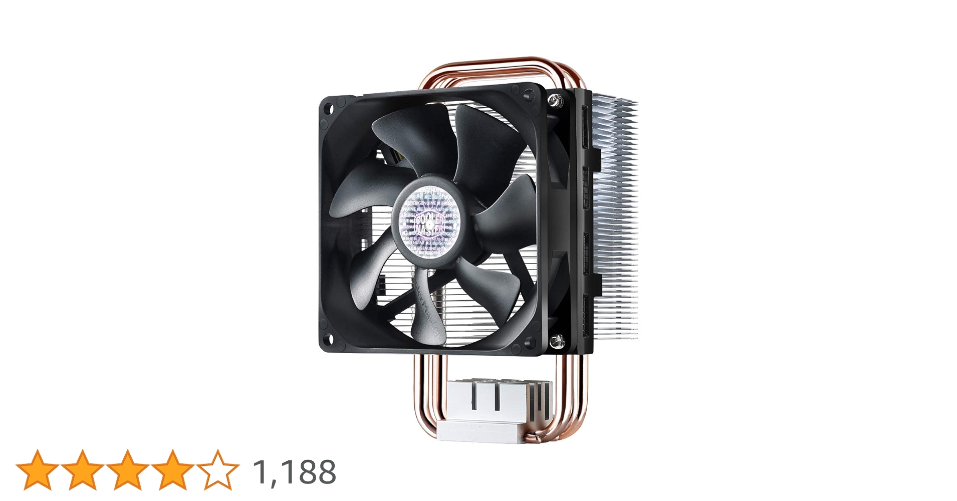 CoolerMaster Fan RR-HT2-28PK-R1 Hyper T2 Heatsink CPU Cooler for Intel and AMD Aluminum Heat Pipes