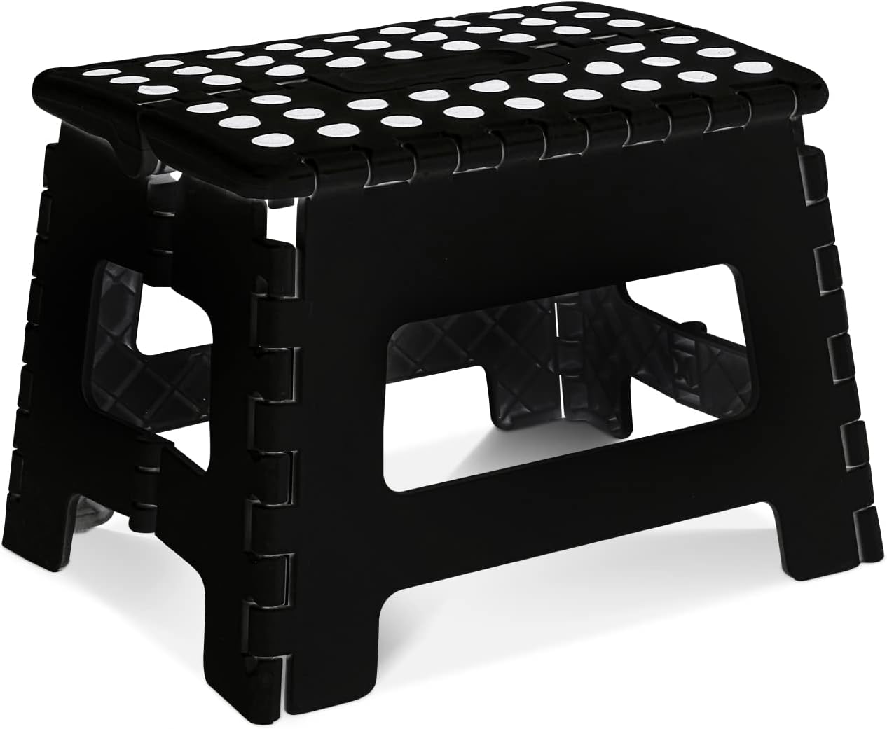 Sterun Folding Step Stool With Carry Handle & Anti Skid Footpad For