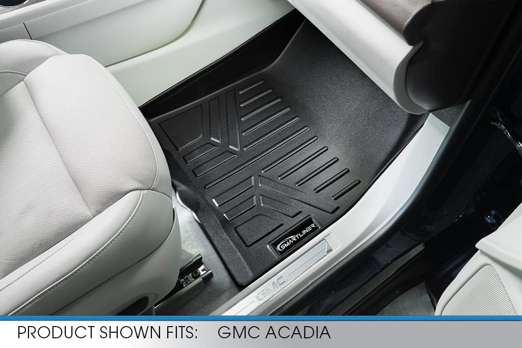 SMARTLINER Custom Fit Floor Mats 1st Row Liner Set for 2020-2025 Cadillac XT6