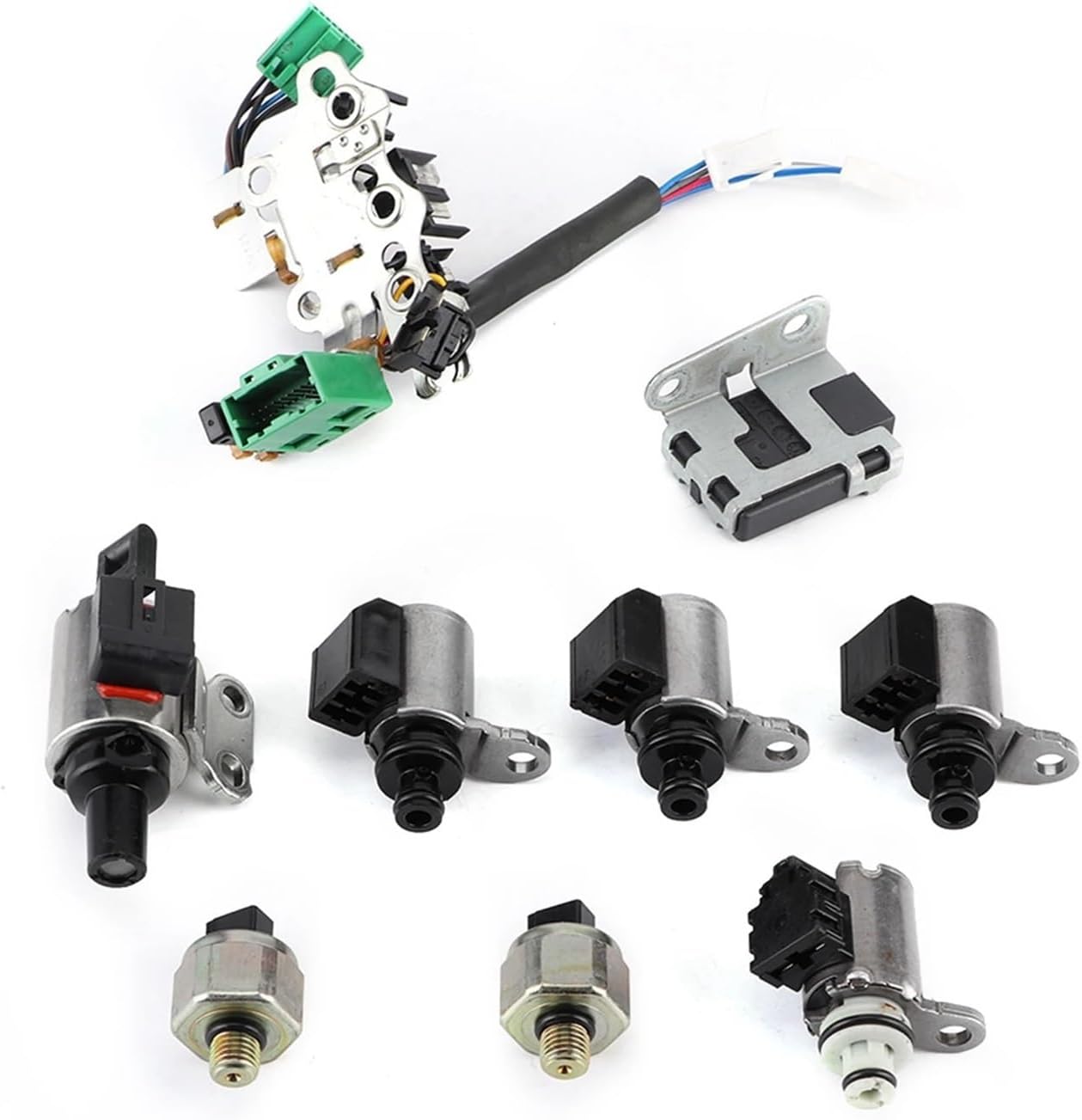 CVT Transmission Valve Body Soelnoid Kit JF011E RE0F10A Replacement Compatible For Altima CVT Solenoid Valve Body Solenoid Kit