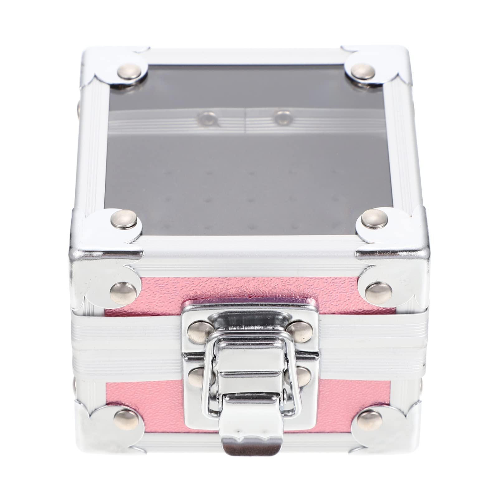 FOMIYES Box Grinding Head Storage Box Nail Drill Bit Container Train Case Nail Drill Bit Organizer Nail Drill Bits Makeup Case Nail File Bit Case Nail File Bit Stand Pvc Headgear Perfume