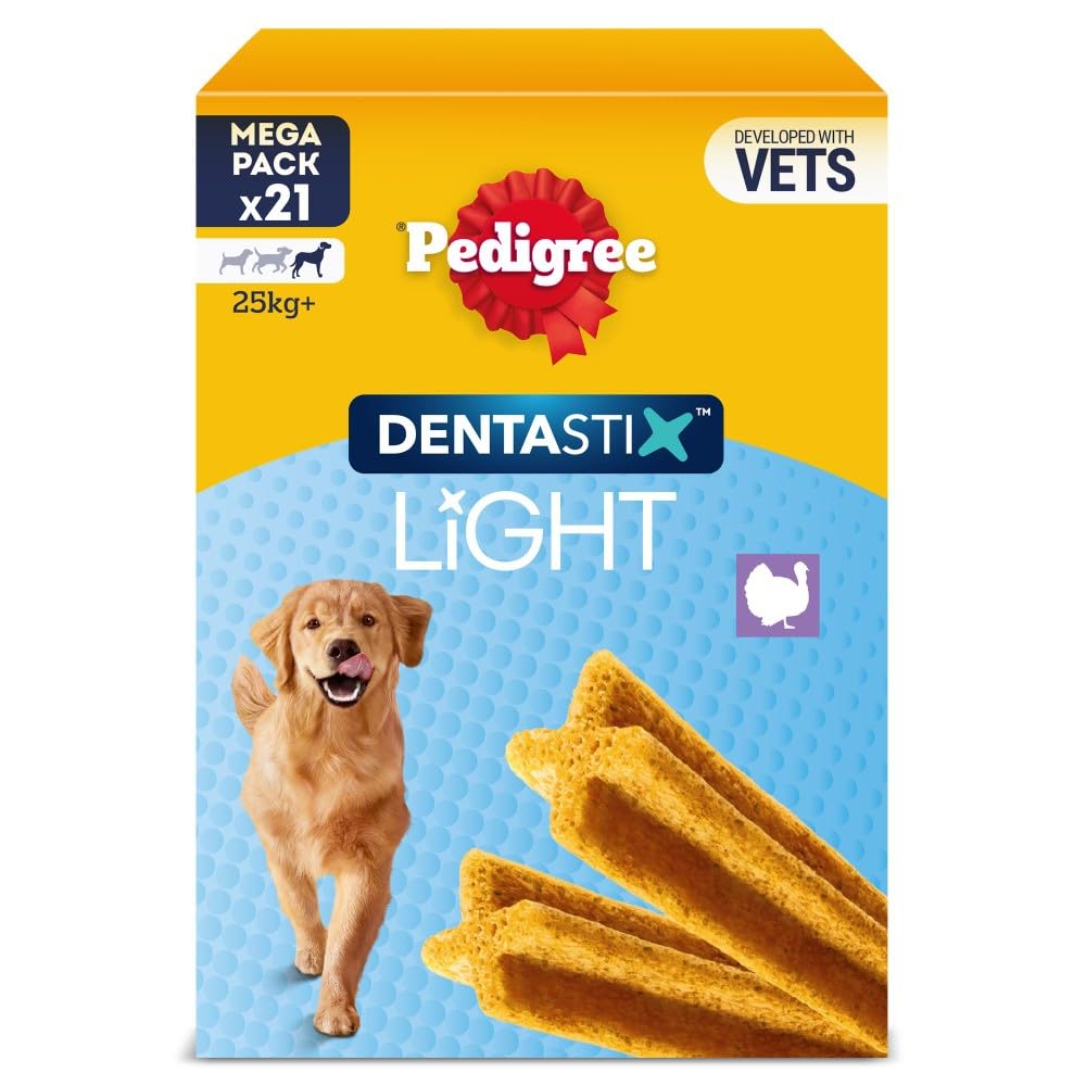 Pedigree Dentastix Light 21 Sticks Dental Chews Large Dog Treats