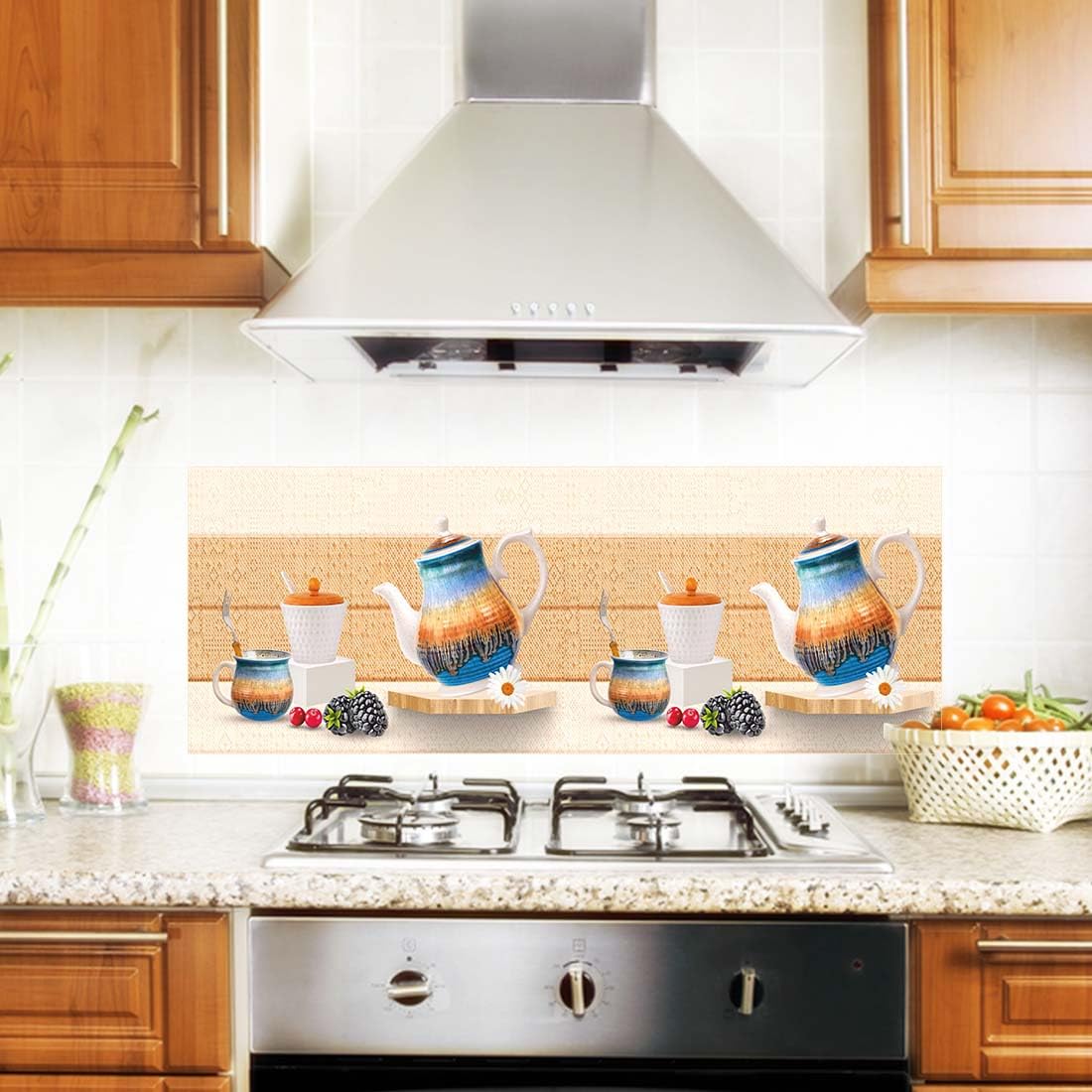 WallDaddy Wallpaper for Kitchen Wall Oil Proof Wallpaper Tile Stickers for Kitchen Wall (Size-60x40Cm) Vinyl Wallpaper for Wall Short Wallpaper Stickers Masala Tea Wall Paper for Kitchen (B0DDQ6C43D) Amazon Price History, Amazon Price Tracker