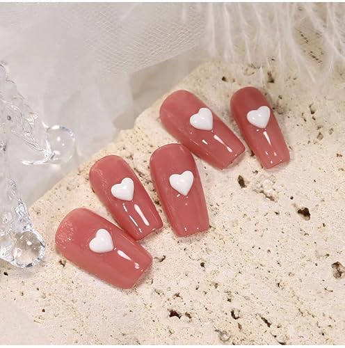 100Pcs Rhinestone Nail Jewelry Sweet And Lovely Colorful 3D Dangle Nail Art Charms Gold Silver Heart Pearl Shiny Nail Resin Peach Heart Jewelry White Love Three-Dimensional Nail Accessories Ins #TOP3