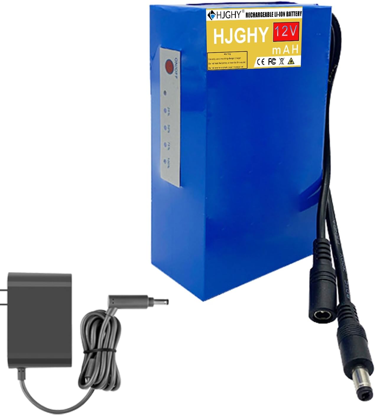 DC 12V 12000mAh 16000mAh 24000mAh 33000mAh 45000mAh Rechargeable Lithium-ion Battery Portable Polymer Lithium Battery with Charger