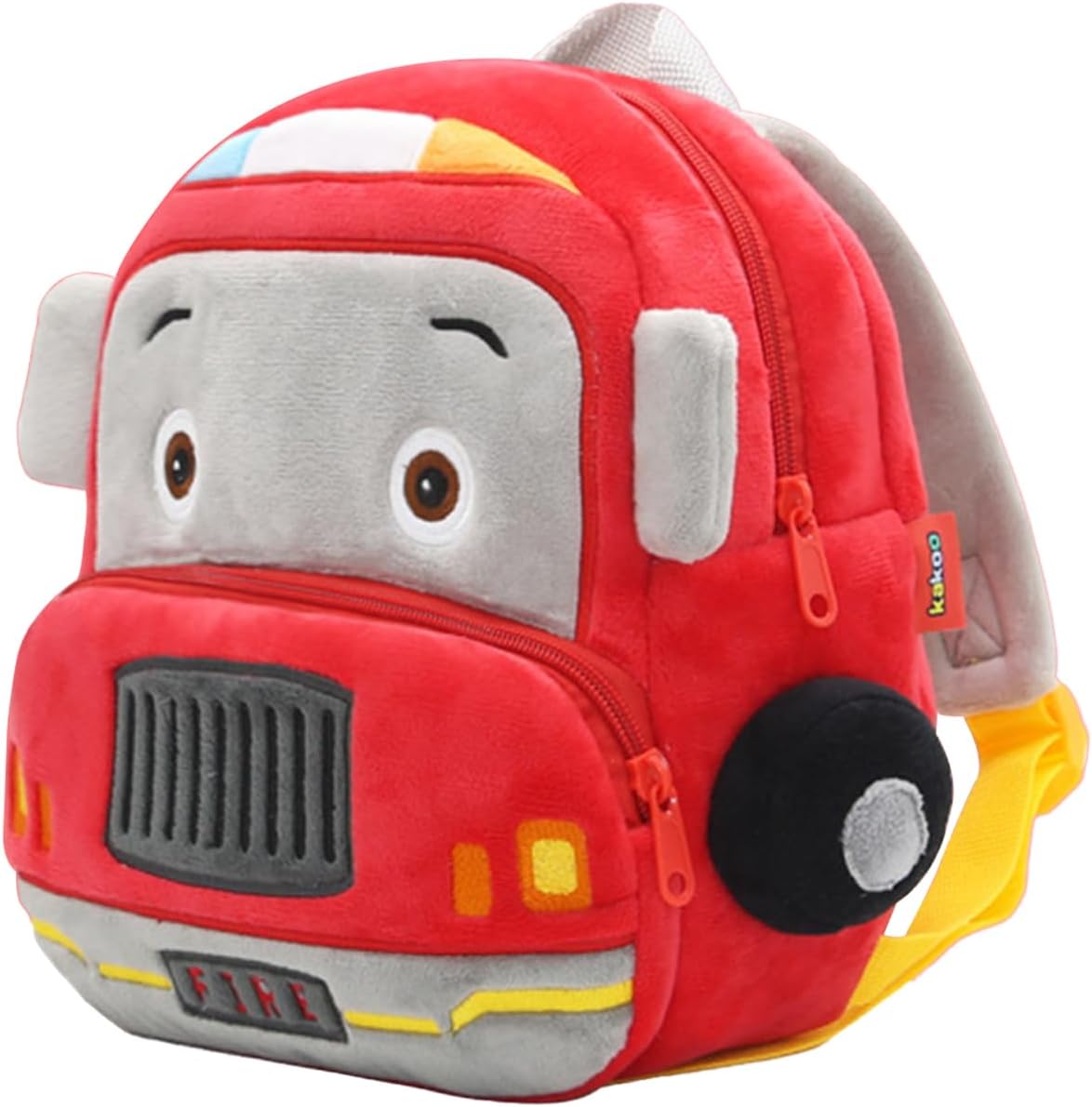 Generico Zaino 3D Auto per Bambini, Personalizzabile con Nome Ricamato, Design Cartone Animato, Multicolore, 1-6 Anni, Asilo Nido (Progettazione auto 3D - 9)