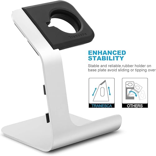 Miniatura 3 de Soporte de reloj de aluminio para relojes inteligentes de múltiples marcas, compatible con Michael Kors, Fossil Gen 6 HybirdGen 6Gen 5Gen 5eGen 4,