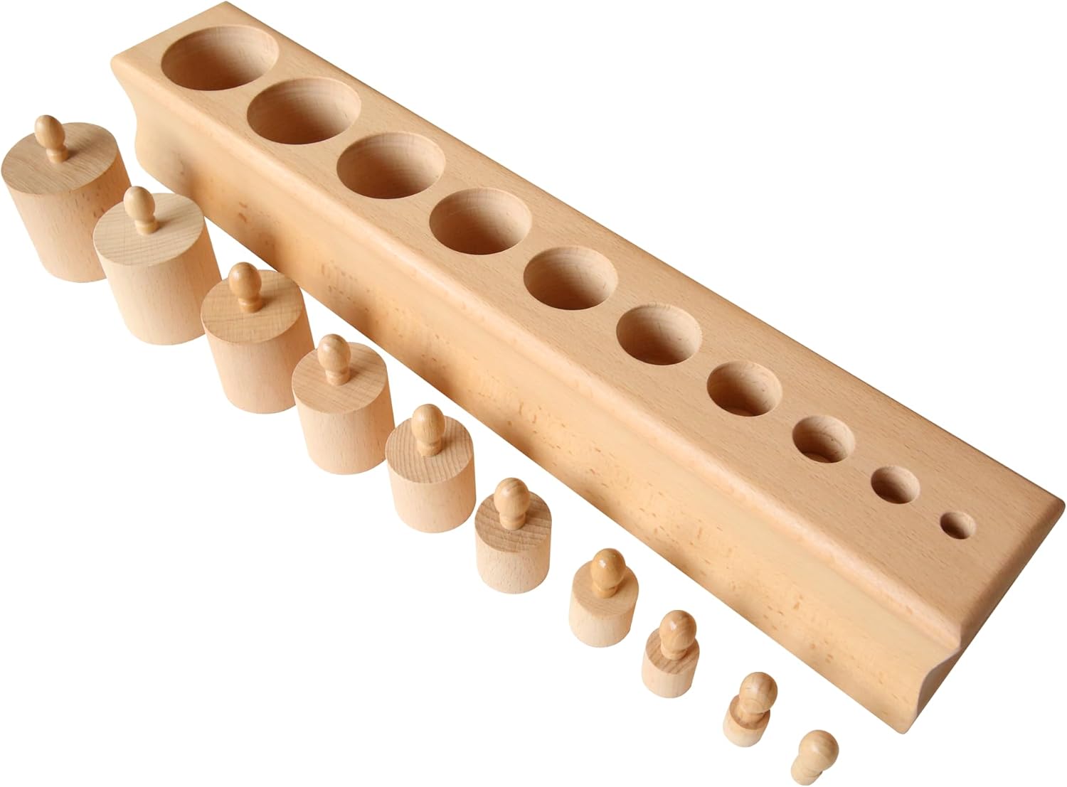 MONTESSORI OUTLET Cylinder Block (Part 1) for Children Aged 3-6: Montessori Education at School and Home