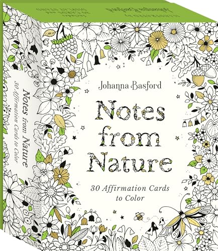 Johanna Basford's Notes from Nature: 30 Affirmations Cards to Color