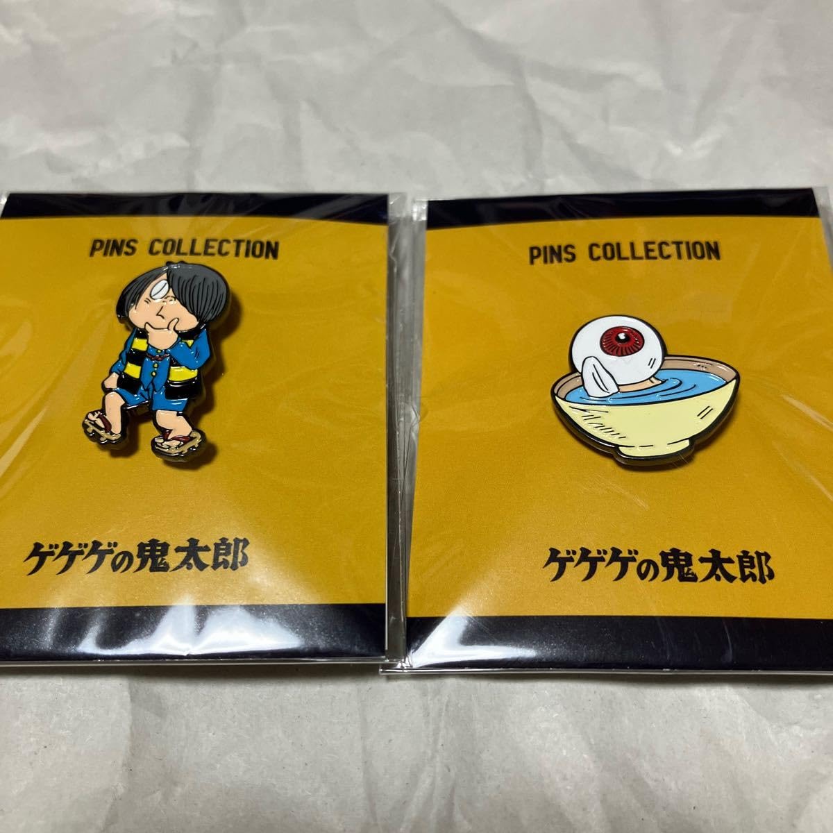 ヴィンテージ　ゲゲゲの鬼太郎　ピンバッジ　2個セット ヴィンテージ ゲゲゲの鬼太郎 ピンバッジ 2個セット