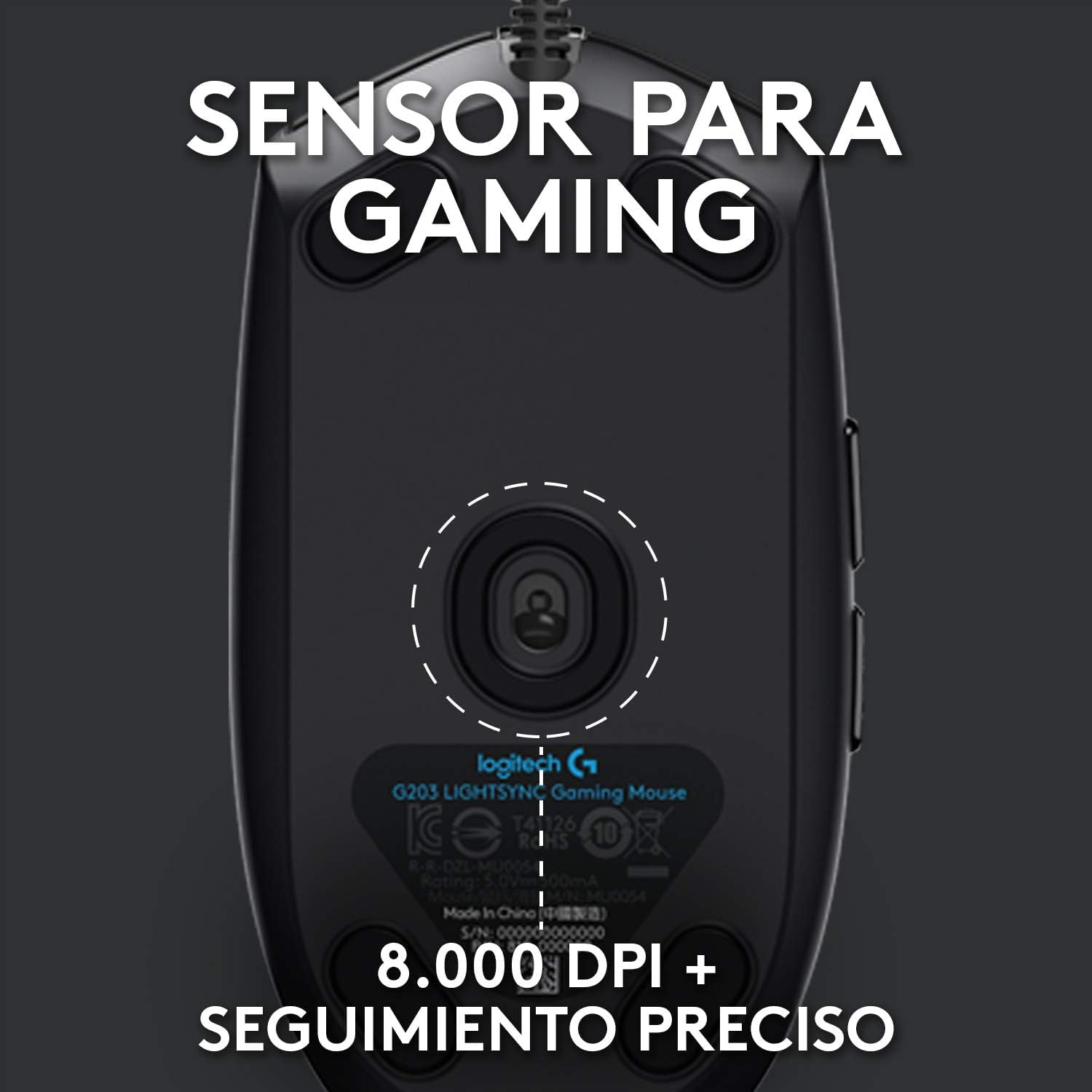 Logitech G213 Prodigy Teclado Gaming, RGB Lightsync, Disposición QWERTY ES - Negro + G203 Lightsync Ratón Gaming, 6 Botones Programables, Ultra-Ligero- Negro