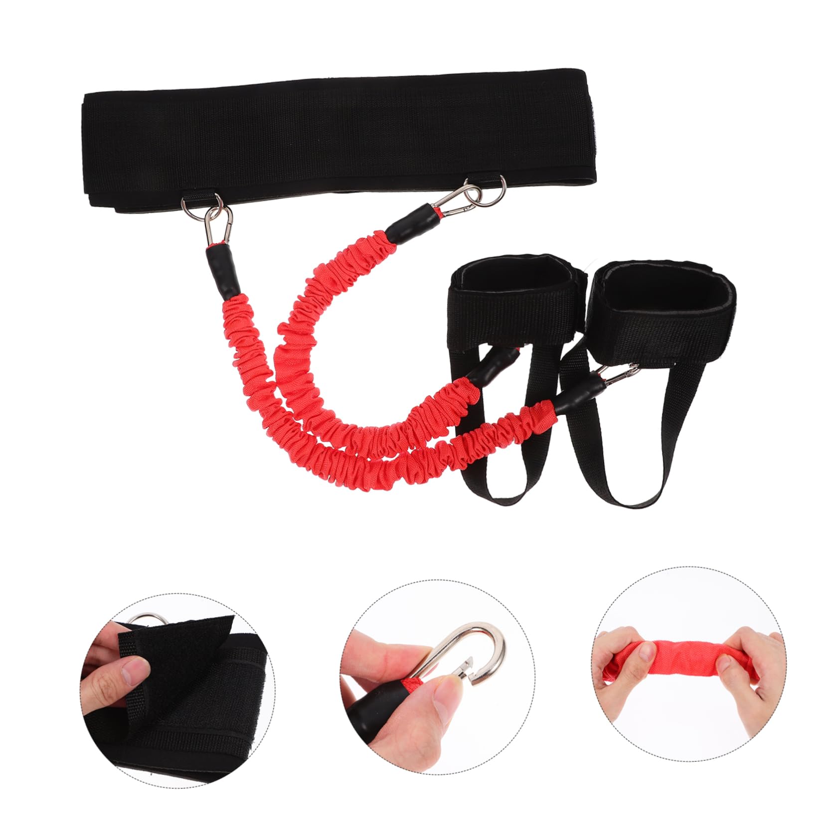 WOONEKY Kit de Bandas de Entrenamiento para La Articulación del Tobillo Y El Pie Bandas de Resistencia para El Tobillo para Entrenamiento Bandas de Entrenamiento de Salto Fitness para
