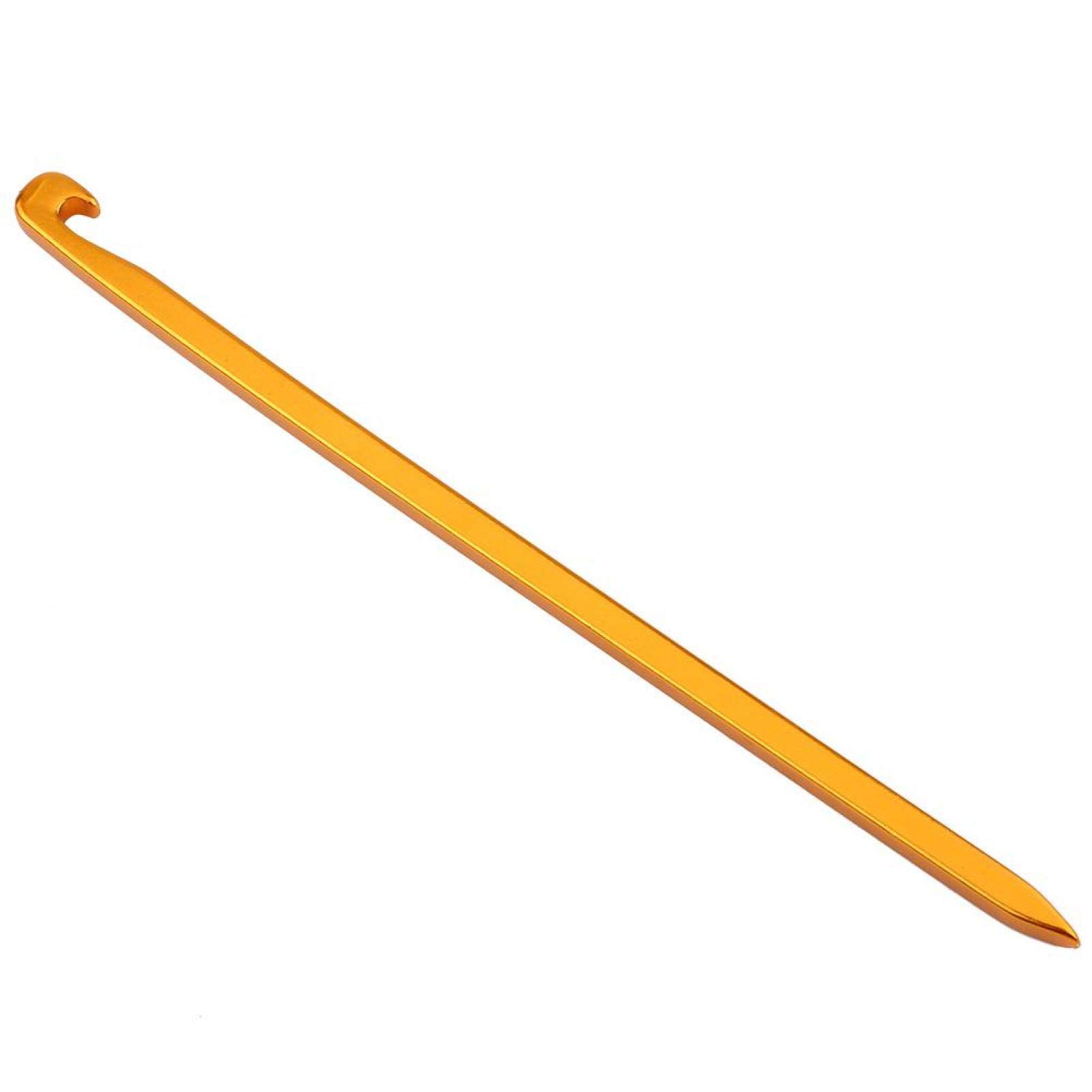 10 Picchetti Da Campeggio In Alluminio Robusti - 16 Cm, Diametro 4 Mm - Colori: Oro, Rosso, Argento - Per Tende, Teli E Tende Da Sole