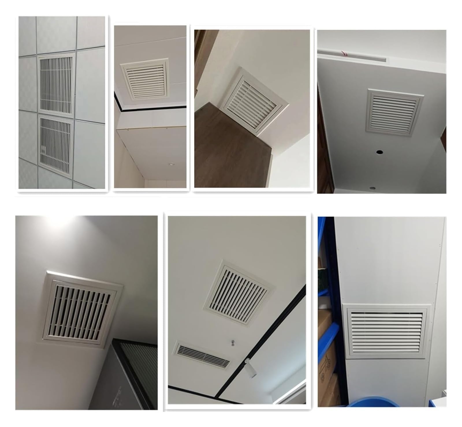 Panel dostępowy z żaluzjami, Zatrzaskiwane drzwiczki dostępowe z żaluzjami do kontroli instalacji hydraulicznej Pasują do wielu rozmiarów(45x50 cm)