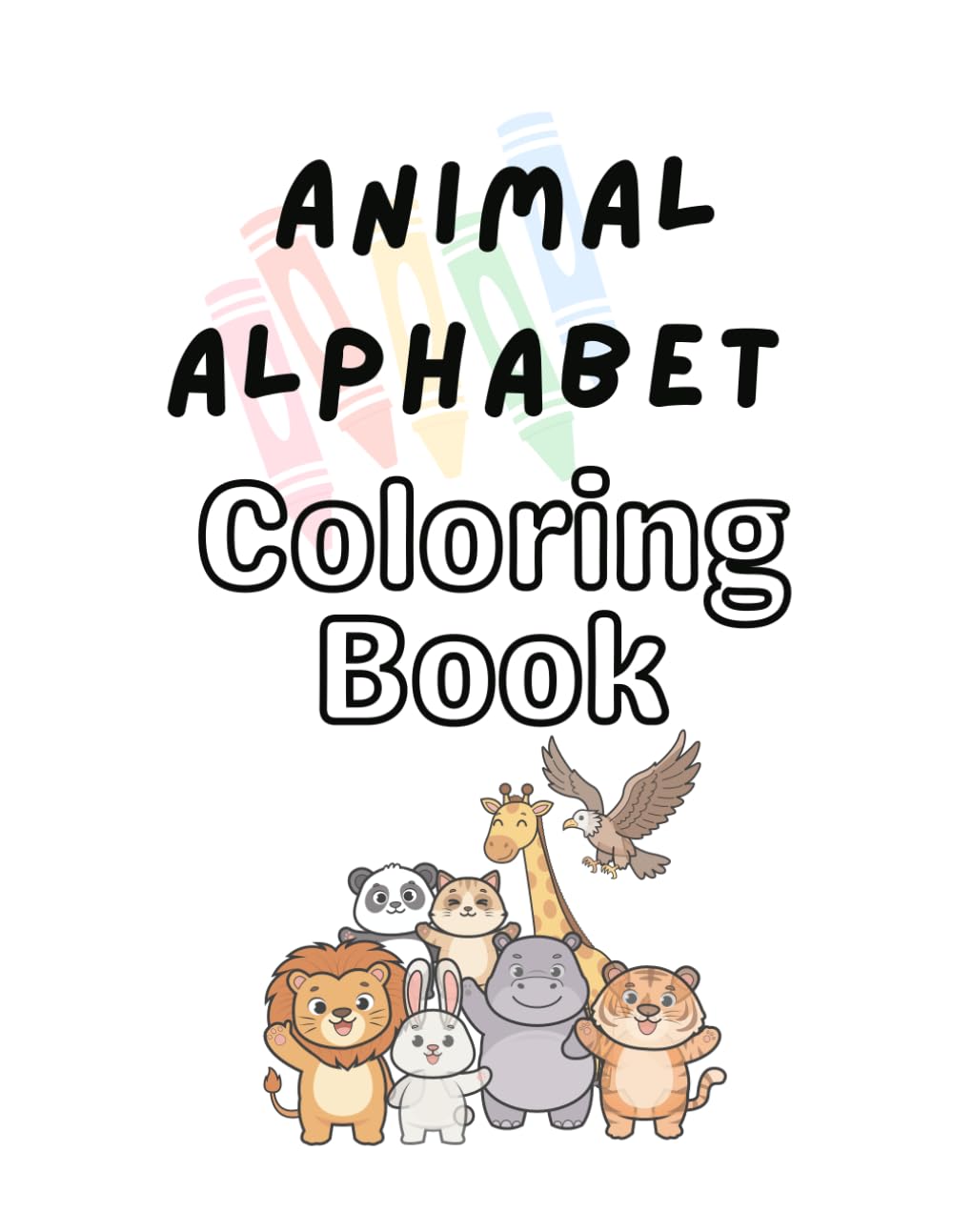 Animal alphabet coloring book