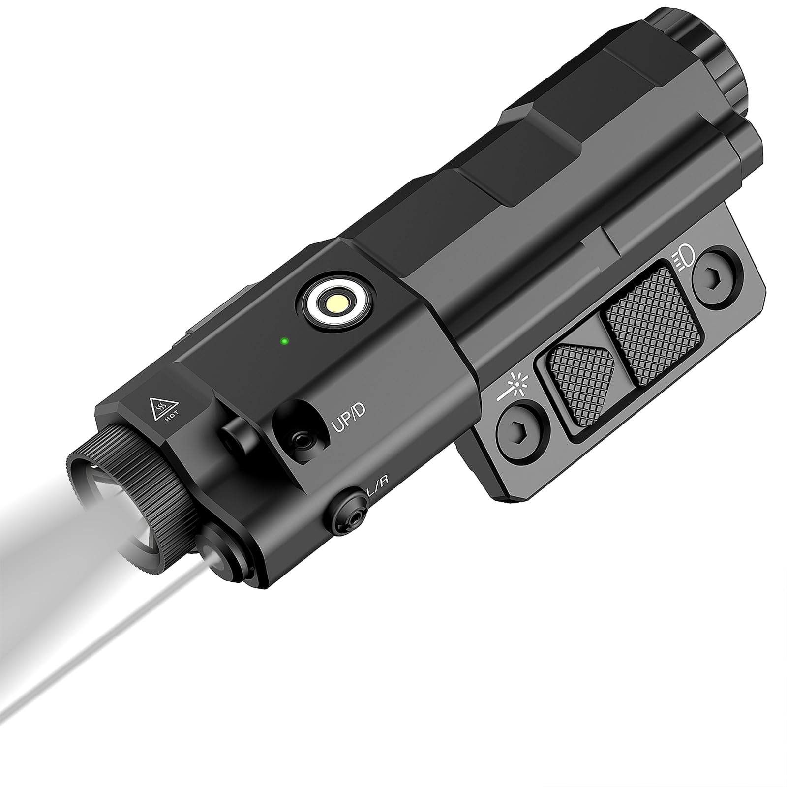 Mlok Picatinny Mounted 940nm IR Illuminator Flashlight IR Laser Combo for Night Vision Scope, Rechargeable Infrared Scope Hunting Light for Night Vision Optics (Must be Used with Night Vision Devices)