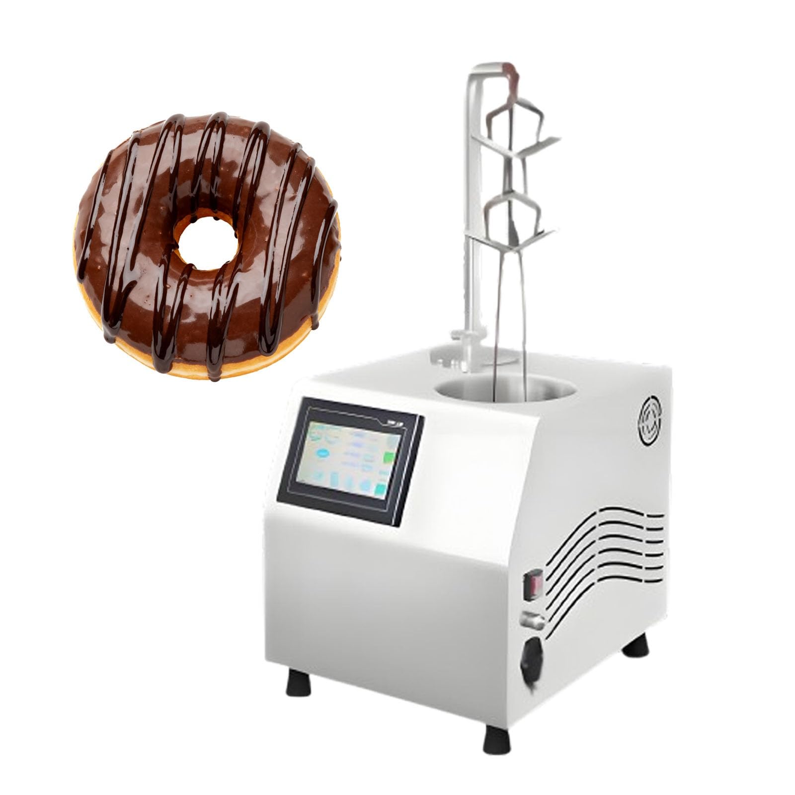 Machine de fusion et de trempe de chocolat avec distributeur automatique pour pâtisserie et confiserie professionnelle
