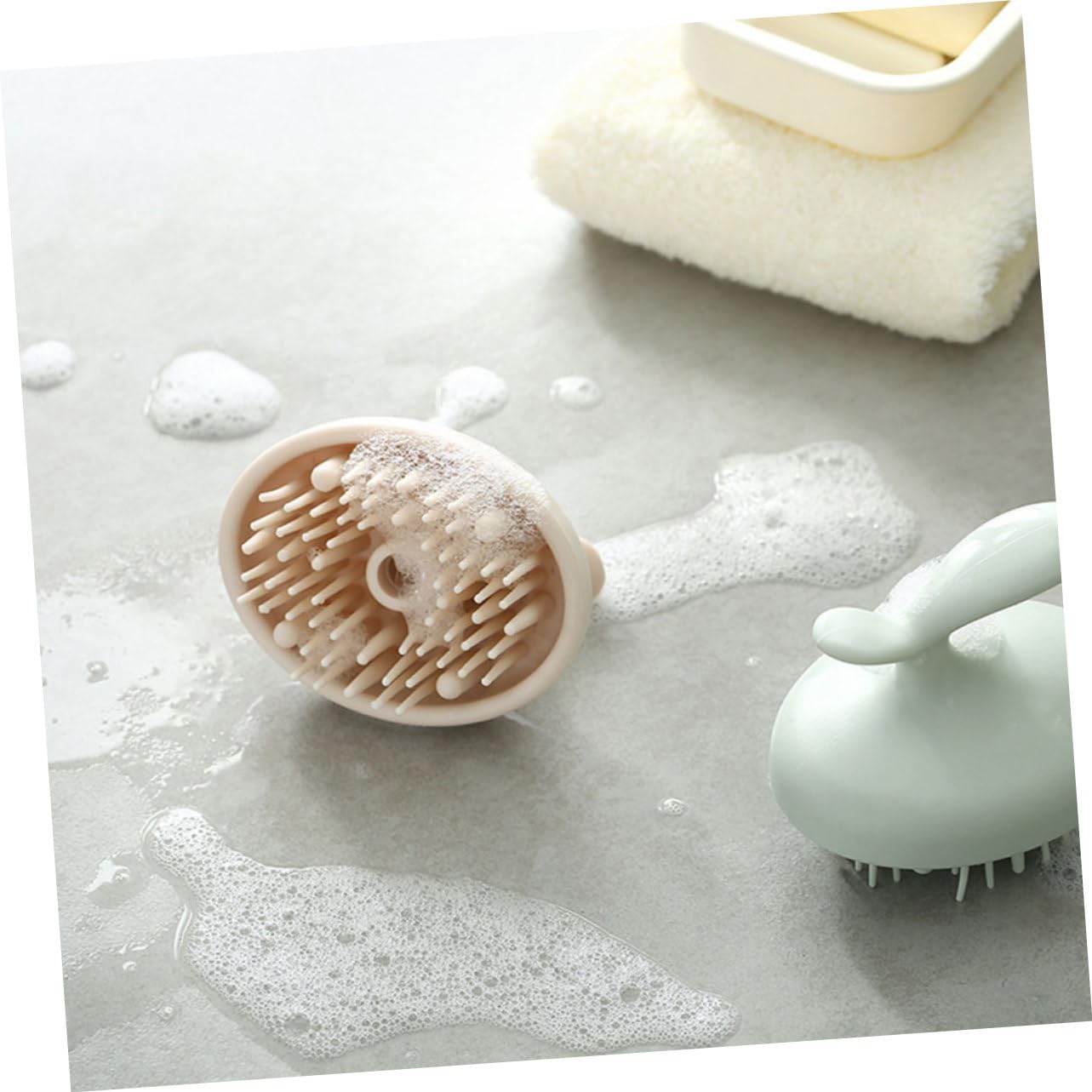 POPETPOP 4stücke Kopfhautmassagebürste Für Sanfte Haarwäsche Und Pflegewerkzeug Für Gesunde Kopfhaut Und Haarwachstum Leicht Und Tragbar Geschenkidee