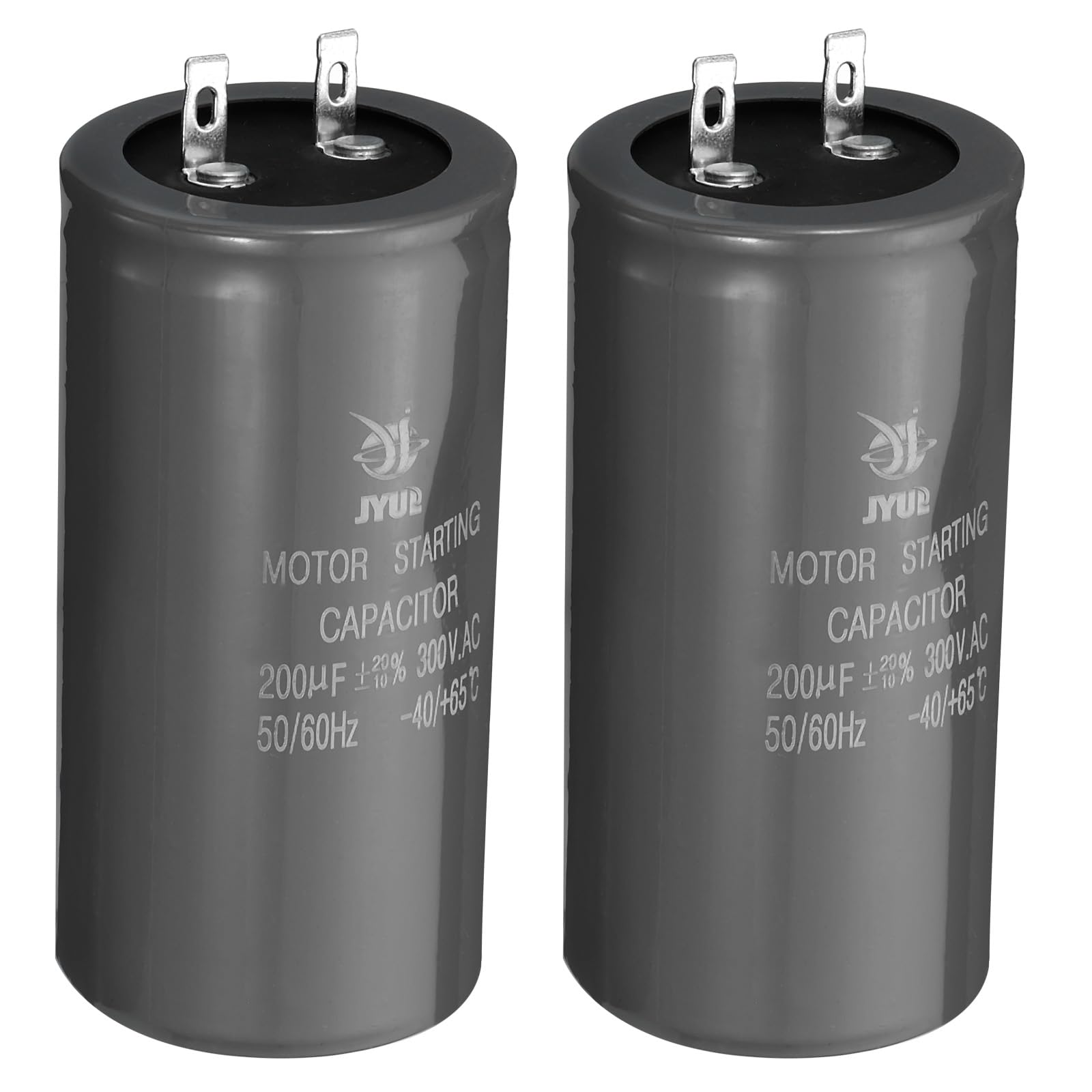 Buy PATIKIL Motor Start Capacitor, 2 Pcs 200uf 300V 50/60Hz CD60