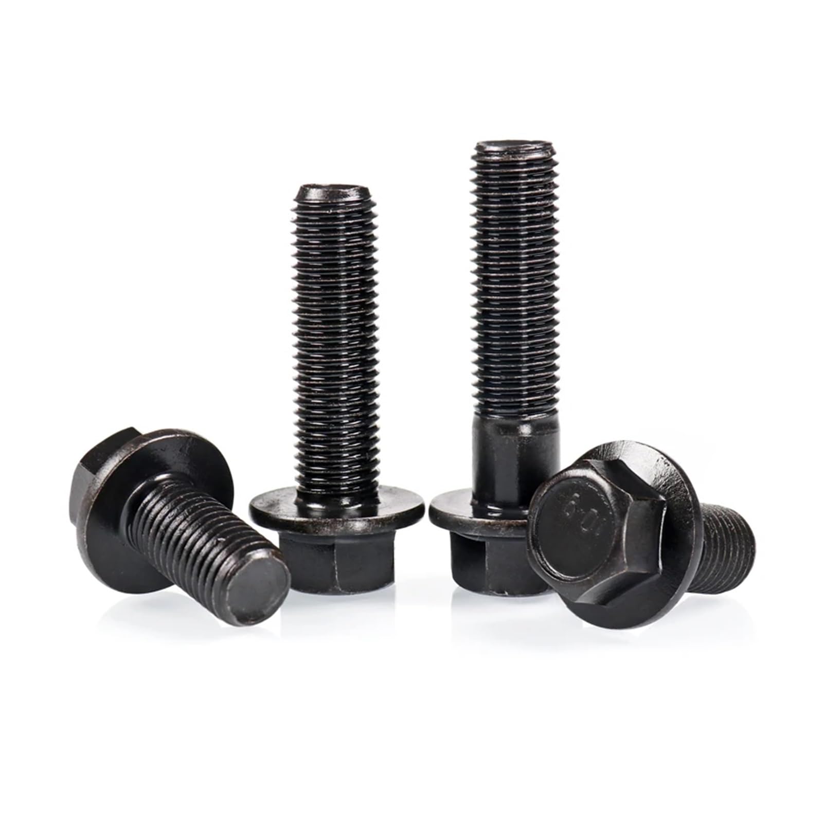 Viti autofilettanti M10 M12 M14 M16 Grado 10.9 Nero Filettatura fine Viti a testa esagonale con rondella esagonale Filettatura completa/Filettatura parziale