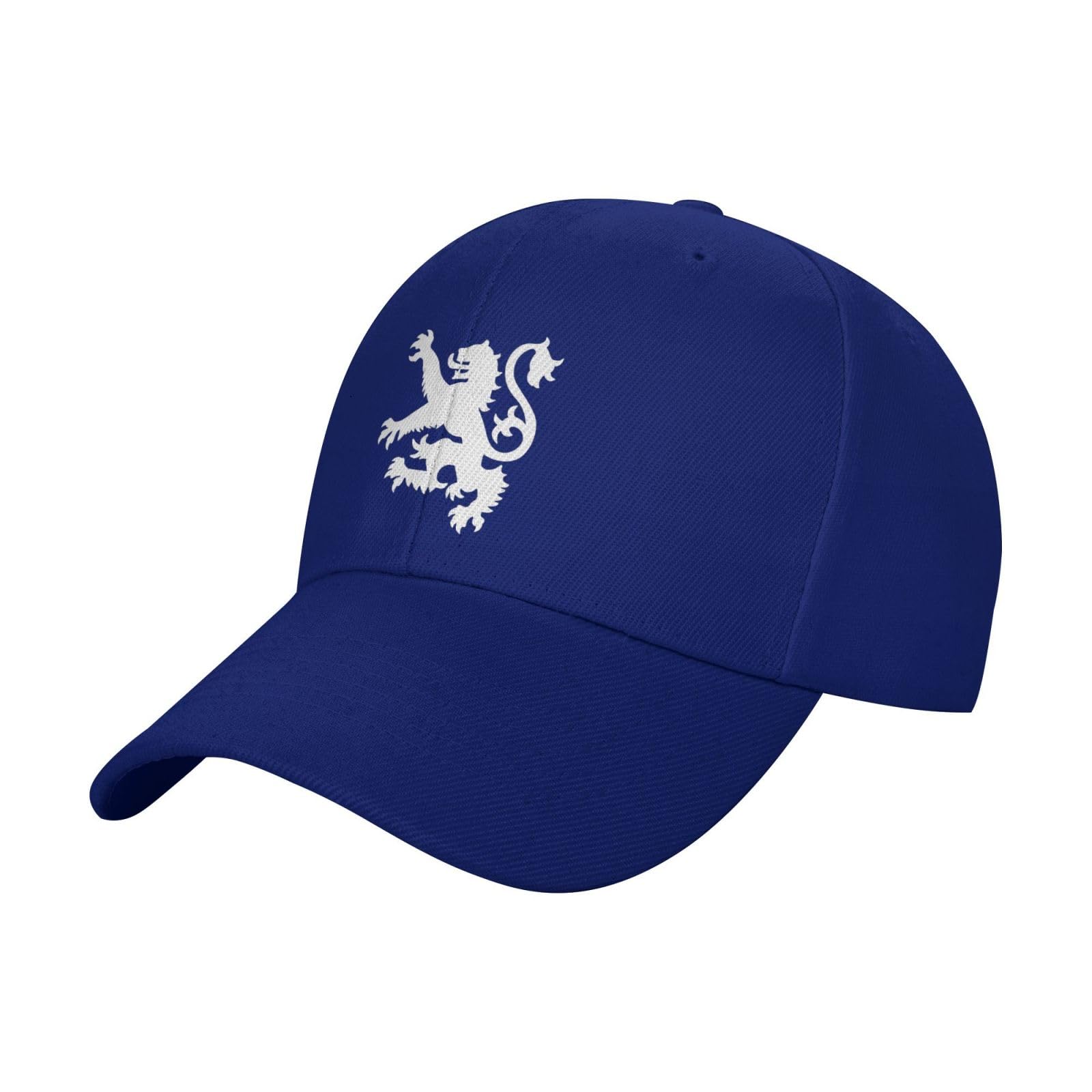 KWQDOZF Lion Rampant Scotland Casquette Adjustable Baseball Cap Trucker hat Black