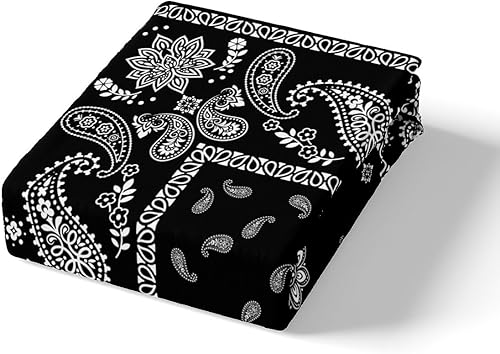 Miniatura 6 de Castle Fairy Juego de funda de edredón, funda de edredón moderna con estampado floral de cachemira para mujeres, hombres, niños y niñas, juego de