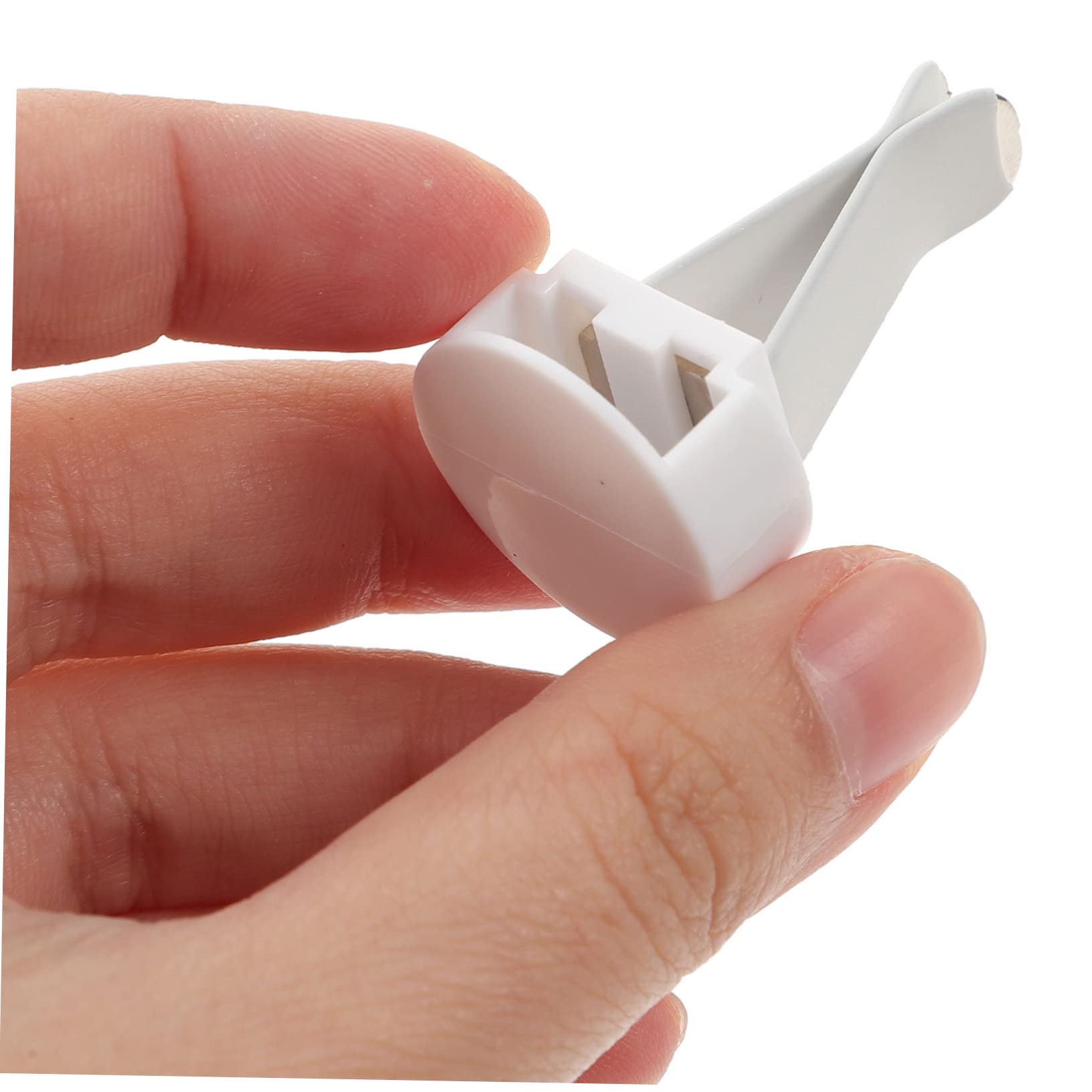 Clip per Bocchetta Auto 100pezzi Metallo Plastico Bianco | Kit da 100, per Bocchetta di Aerazione Auto e Outlet Car, Uso Decorativo DIY