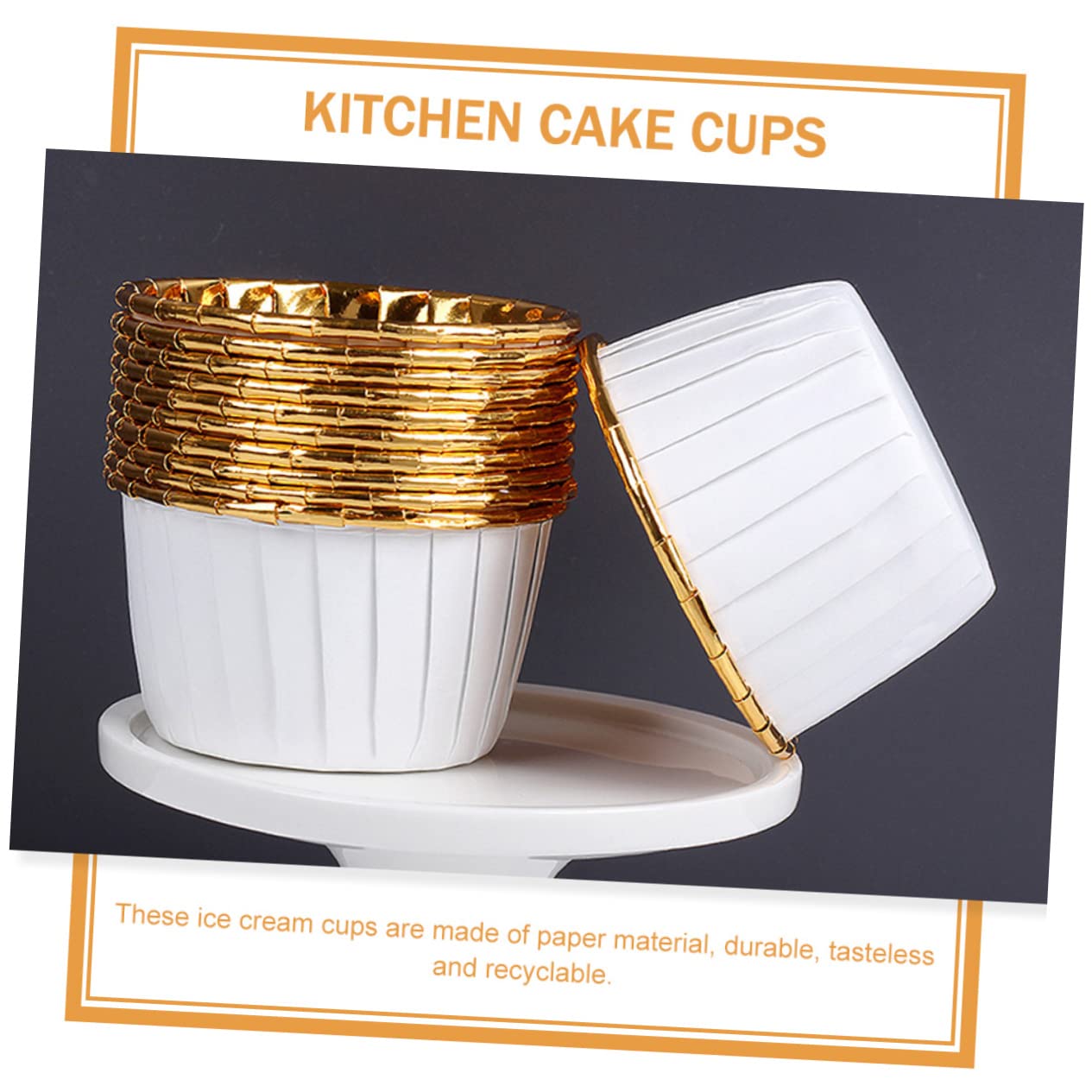 Alipis 250stücke Backpapier Muffinbecher Dekorative Und Praktische Cupcake-förmchen Lebensmittelecht Hitzebeständig Für Desserts Partys Und Hochzeiten Einfarbig