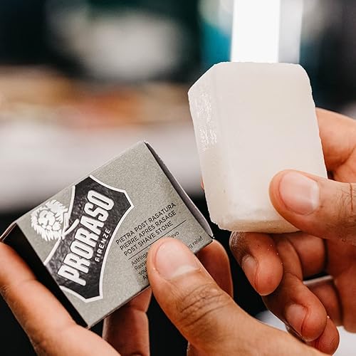 Miniatura 2 de Proraso Piedra para después del afeitado, bloque de alumbre natural, 1 unidad (paquete de 1)
